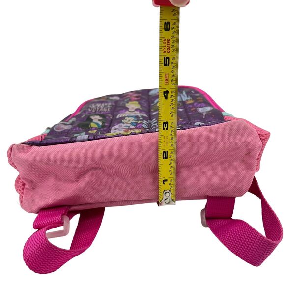 Bio World Disney Princesses Mini Backpack Quilted Squares Purple Pink RARE - Picture 8 of 10
